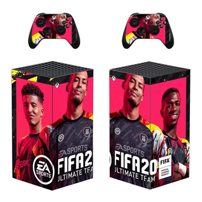 FIFA 20 decal skin for Xbox Series X Console and 2 Controllers