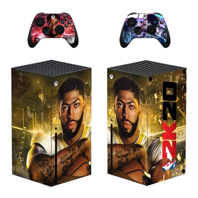 NBA 2K20 decal skin for Xbox Series X Console and 2 Controllers