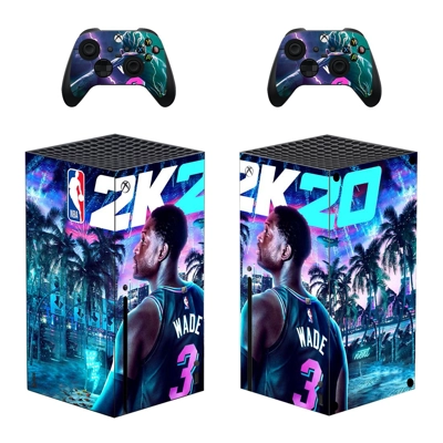 NBA 2K20 decal skin for Xbox Series X Console and 2 Contro..