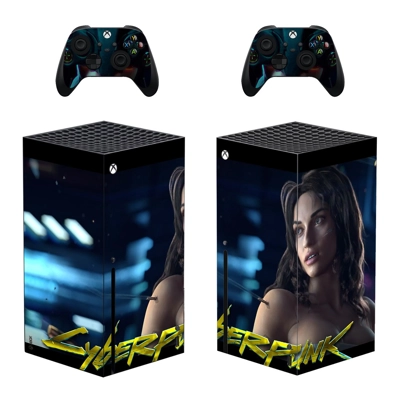 Cyberpunk 2077 decal skin for Xbox Series X Console and 2 .. Cyberpunk 2077 decal skin for Xbox Series X Console and 2 ..
