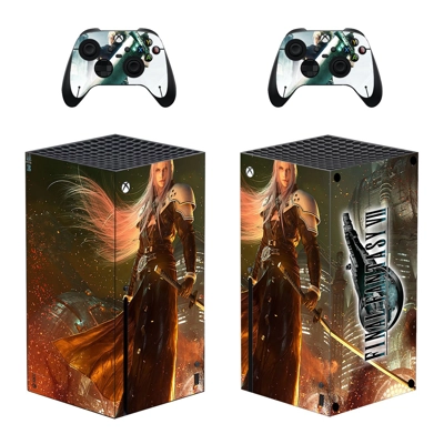 Final Fantasy 7 decal skin for Xbox Series X Console and 2 Controllers