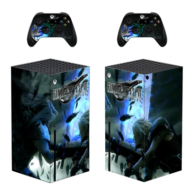Final Fantasy 7 decal skin for Xbox Series X Console and 2.. Final Fantasy 7 decal skin for Xbox Series X Console and 2..