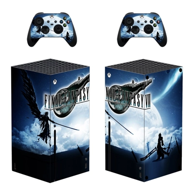 Final Fantasy 7 decal skin for Xbox Series X Console and 2 Controllers