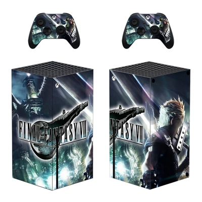 Final Fantasy 7 decal skin for Xbox Series X Console and 2.. Final Fantasy 7 decal skin for Xbox Series X Console and 2..