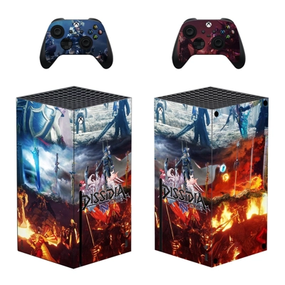Final Fantasy Dissidia  decal skin for Xbox Series X Console and 2 Controllers