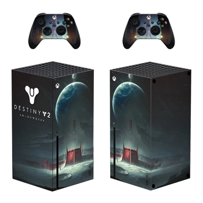 Destiny 2 Shadowkeep decal skin for Xbox Series X Console and 2 Controllers