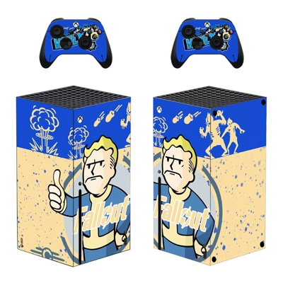 Fallout 76 decal skin for Xbox Series X Console and 2 Controllers