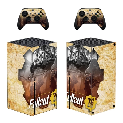 Fallout 76 decal skin for Xbox Series X Console and 2 Controllers