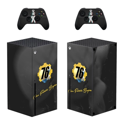 Fallout 76 decal skin for Xbox Series X Console and 2 Controllers