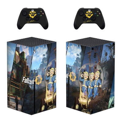 Fallout 76 decal skin for Xbox Series X Console and 2 Cont.. Fallout 76 decal skin for Xbox Series X Console and 2 Cont..
