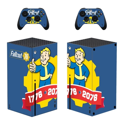 Fallout 76 decal skin for Xbox Series X Console and 2 Controllers
