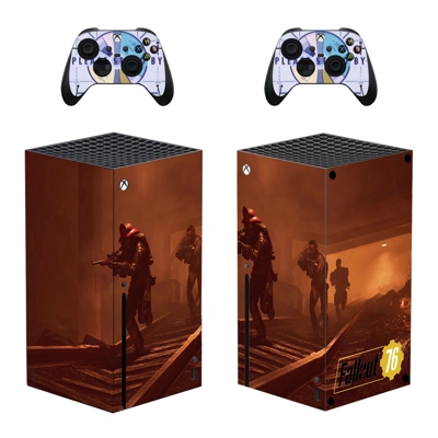 Fallout 76 decal skin for Xbox Series X Console and 2 Controllers