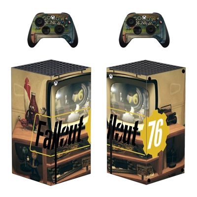 Fallout 76 decal skin for Xbox Series X Console and 2 Controllers