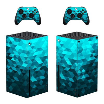 Geometric Shape decal skin for Xbox Series X Console and 2 Controllers