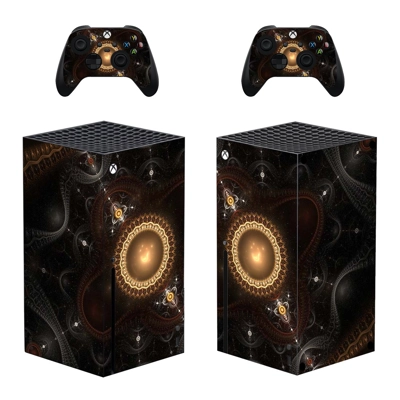 Digital Texture decal skin for Xbox Series X Console and 2 Controllers