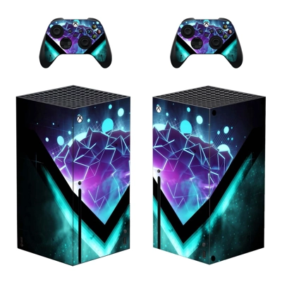 Digital Texture decal skin for Xbox Series X Console and 2 Controllers