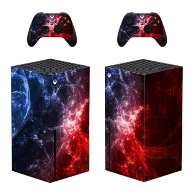 Digital Texture decal skin for Xbox Series X Console and 2 Controllers