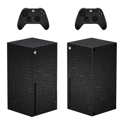 Carbon Texture decal skin for Xbox Series X Console and 2 Controllers