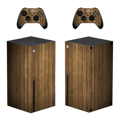 Wood Grain decal skin for Xbox Series X Console and 2 Controllers
