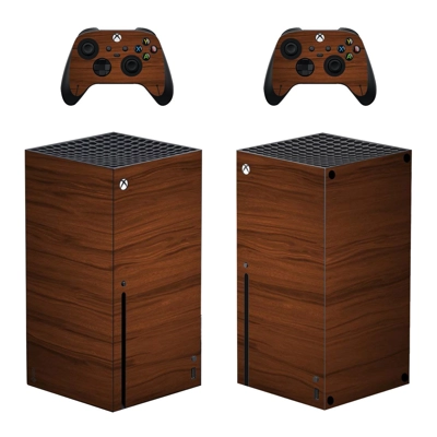Wood Grain decal skin for Xbox Series X Console and 2 Controllers