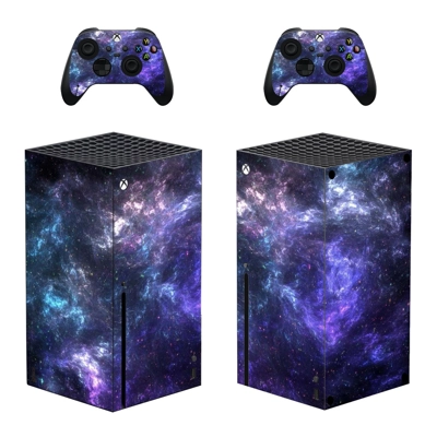 Galaxy View decal skin for Xbox Series X Console and 2 Con.. Galaxy View decal skin for Xbox Series X Console and 2 Con..