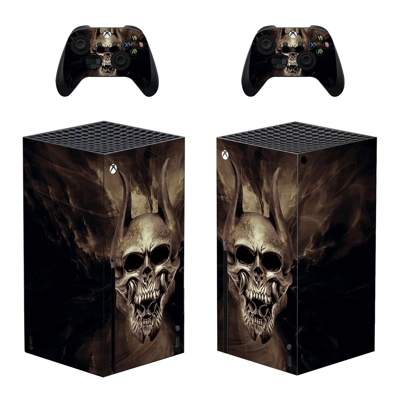 Skull Texture decal skin for Xbox Series X Console and 2 C.. Skull Texture decal skin for Xbox Series X Console and 2 C..