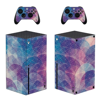 Digital Texture decal skin for Xbox Series X Console and 2 Controllers