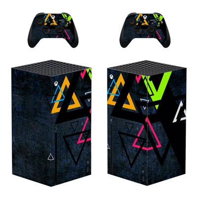 Digital Texture decal skin for Xbox Series X Console and 2 Controllers