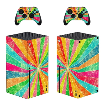 Digital Texture decal skin for Xbox Series X Console and 2 Controllers