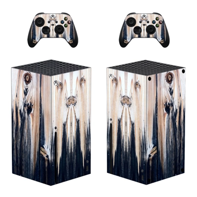 Wood Grain decal skin for Xbox Series X Console and 2 Controllers