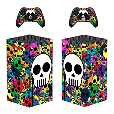 Skull Texture decal skin for Xbox Series X Console and 2 C.. Skull Texture decal skin for Xbox Series X Console and 2 C..