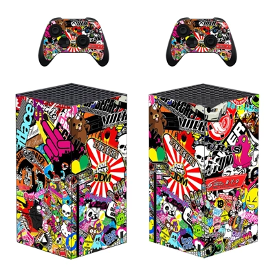 Skull Texture decal skin for Xbox Series X Console and 2 C.. Skull Texture decal skin for Xbox Series X Console and 2 C..