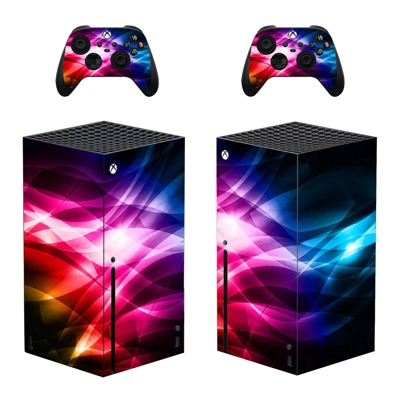 Digital Texture decal skin for Xbox Series X Console and 2 Controllers