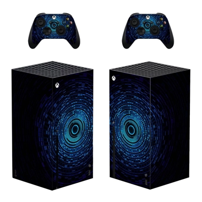Digital Texture decal skin for Xbox Series X Console and 2 Controllers