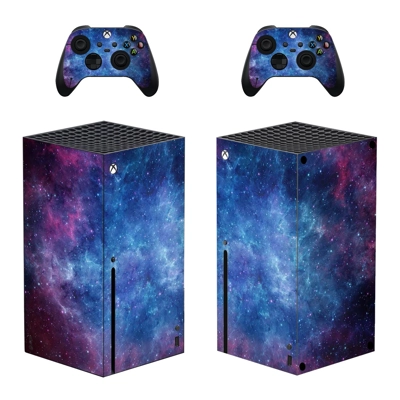 Sky Texture decal skin for Xbox Series X Console and 2 Controllers