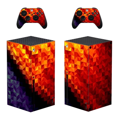 Digital Texture decal skin for Xbox Series X Console and 2 Controllers