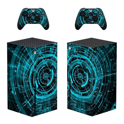 Digital Texture decal skin for Xbox Series X Console and 2 Controllers