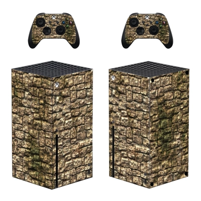 Brick Texture decal skin for Xbox Series X Console and 2 Controllers