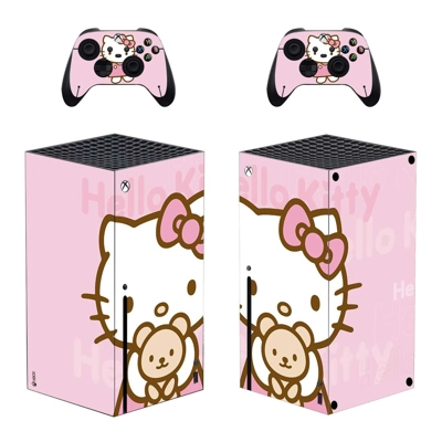 Hello Kitty decal skin for Xbox Series X Console and 2 Con.. Hello Kitty decal skin for Xbox Series X Console and 2 Con..