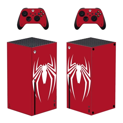 Spider Man decal skin for Xbox Series X Console and 2 Cont.. Spider Man decal skin for Xbox Series X Console and 2 Cont..