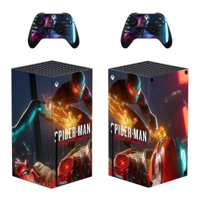 Spider Man decal skin for Xbox Series X Console and 2 Cont.. Spider Man decal skin for Xbox Series X Console and 2 Cont..