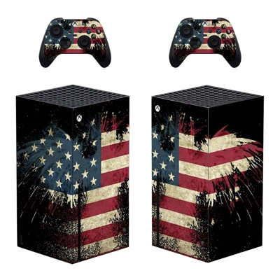 USA Flag decal skin for Xbox Series X Console and 2 Contro.. USA Flag decal skin for Xbox Series X Console and 2 Contro..
