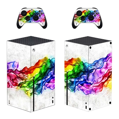 Digital Texture decal skin for Xbox Series X Console and 2 Controllers