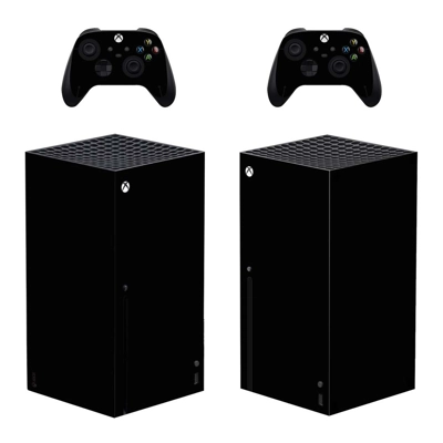 Black color decal skin for Xbox Series X Console and 2 Con.. Black color decal skin for Xbox Series X Console and 2 Con..