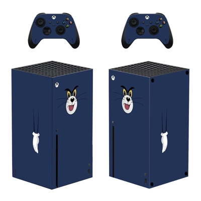 Tom and Jerry decal skin for Xbox Series X Console and 2 C.. Tom and Jerry decal skin for Xbox Series X Console and 2 C..