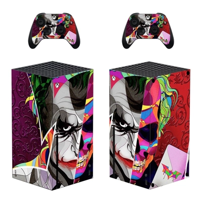 Joker decal skin for Xbox Series X Console and 2 Controllers Joker decal skin for Xbox Series X Console and 2 Controllers