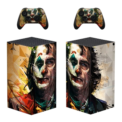 Joker decal skin for Xbox Series X Console and 2 Controllers Joker decal skin for Xbox Series X Console and 2 Controllers