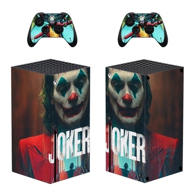 Joker decal skin for Xbox Series X Console and 2 Controllers Joker decal skin for Xbox Series X Console and 2 Controllers