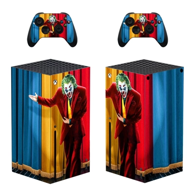 Joker decal skin for Xbox Series X Console and 2 Controllers Joker decal skin for Xbox Series X Console and 2 Controllers