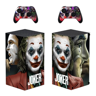 Joker decal skin for Xbox Series X Console and 2 Controllers Joker decal skin for Xbox Series X Console and 2 Controllers
